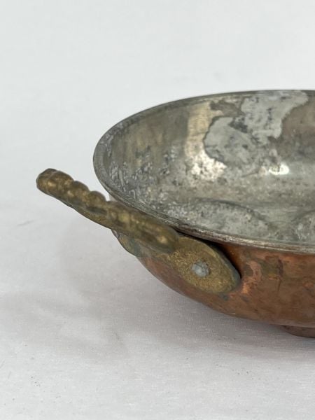 Antika Bakır Sahan Ölçü 22X15 Cm H 8 Cm
