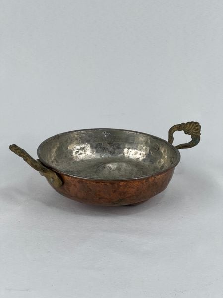 Antika Bakır Sahan Ölçü 22X15 Cm H 8 Cm