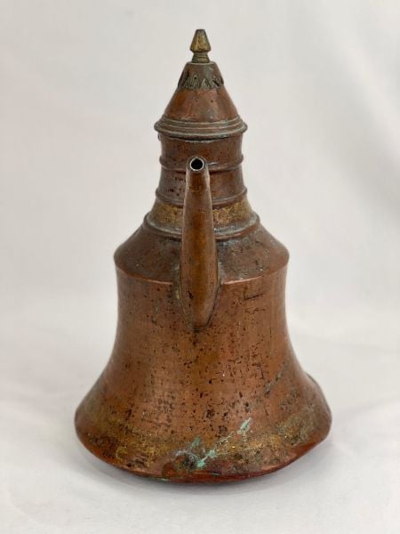 Antika Bakır İbrik Ölçü Çap 22 Cm H 35 Cm