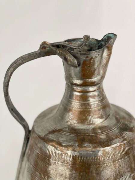 Antika Bakır Güğüm Ölçü Çap 30 Cm H 40 Cm