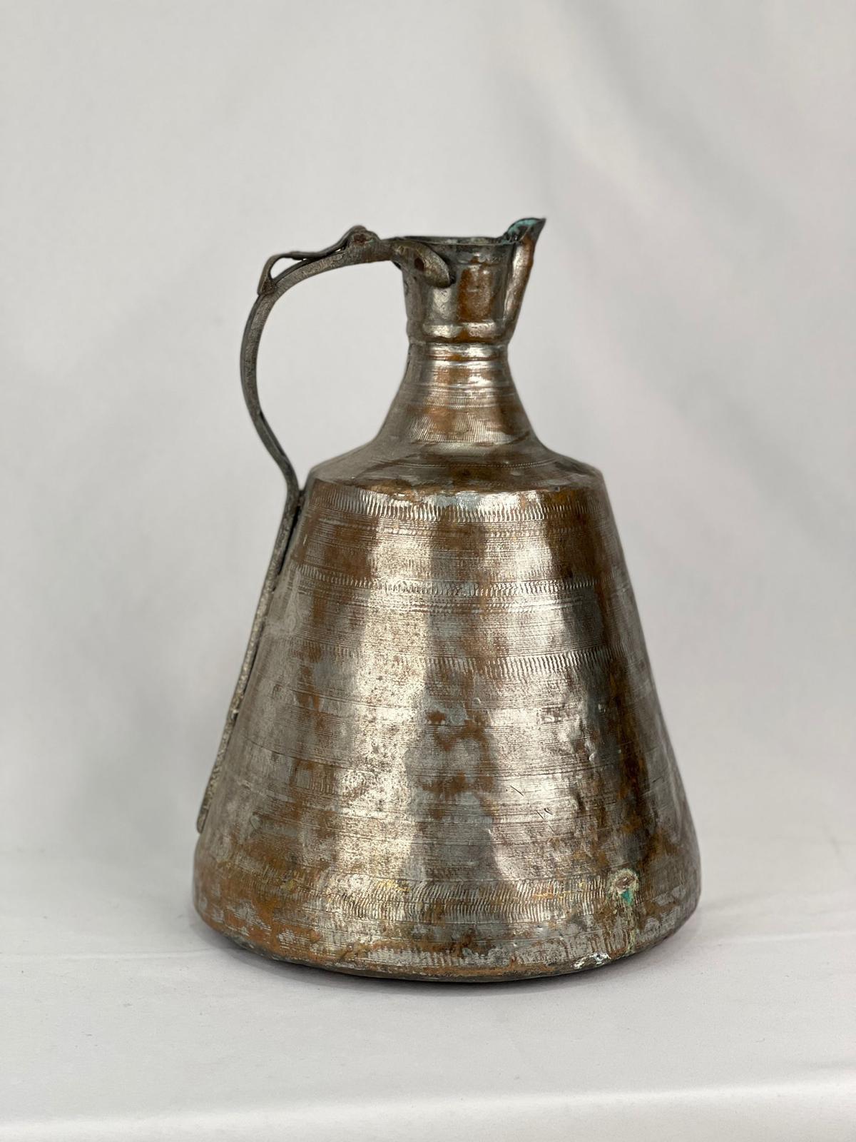 Antika Bakır Güğüm Ölçü Çap 30 Cm H 40 Cm
