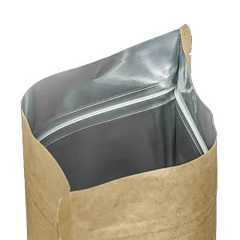 8,5X14,5 Cm Kraft 100 Adet Kilitli Doypack Torba 50 Gr /29/