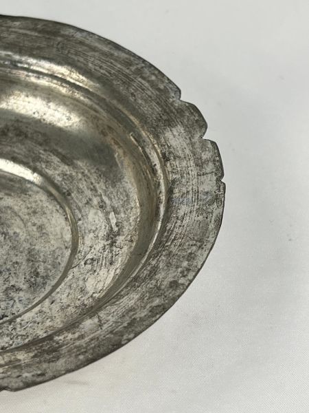 Antika Bakır Sahan Ölçü Çap 20 Cm H 3,5 Cm