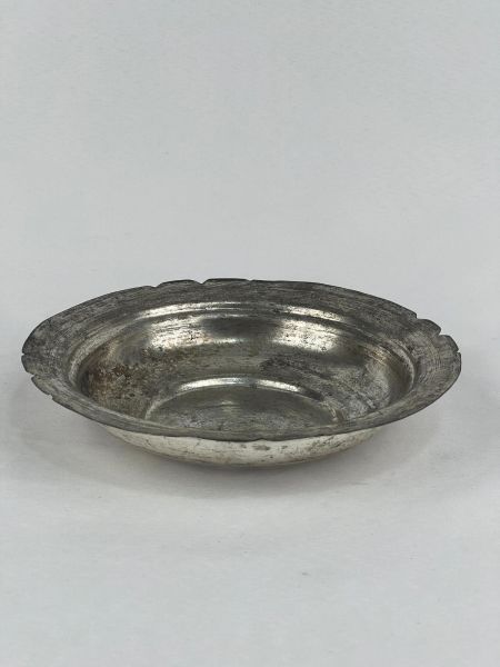 Antika Bakır Sahan Ölçü Çap 20 Cm H 3,5 Cm