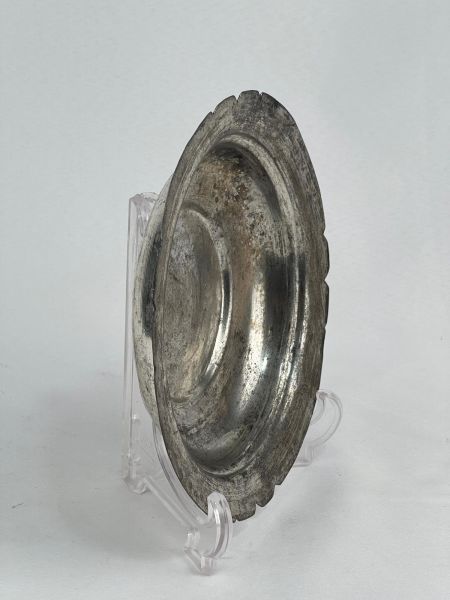 Antika Bakır Sahan Ölçü Çap 20 Cm H 3,5 Cm