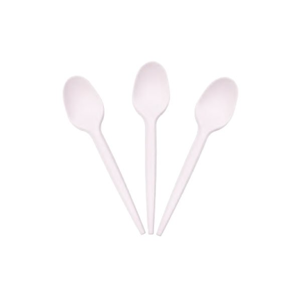 Plastik Tatli Kaşiği 1,8 Gr Pla Naturel Rubikap Cu.D11 50 Adet