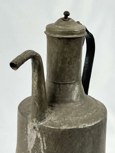 Antika Bakır İbrik Ölçü Çap 20 Cm H 34 Cm