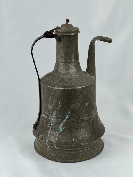 Antika Bakır İbrik Ölçü Çap 20 Cm H 34 Cm