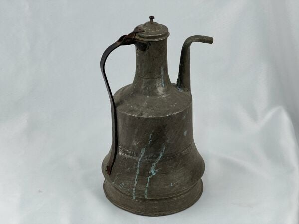 Antika Bakır İbrik Ölçü Çap 20 Cm H 34 Cm