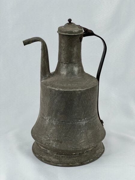 Antika Bakır İbrik Ölçü Çap 20 Cm H 34 Cm