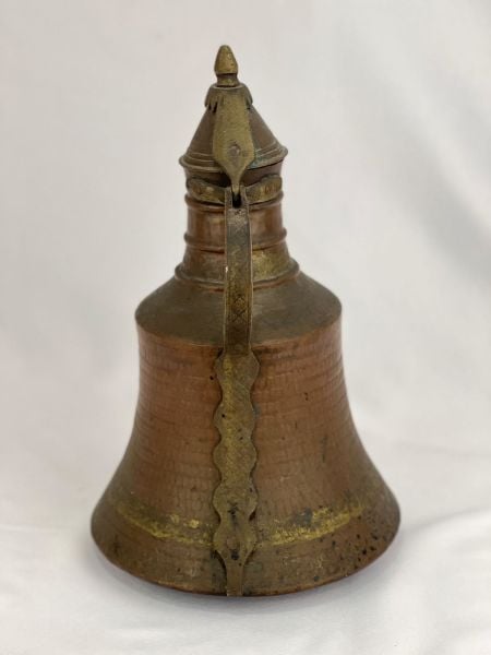 Antika Bakır İbrik Ölçü Çap 22 Cm H 37 Cm