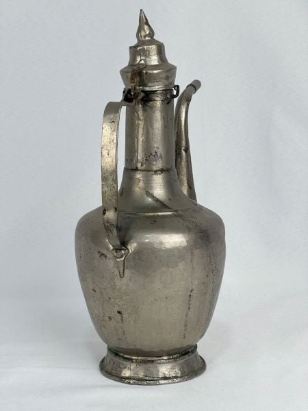 Antika Bakır İbrik Ölçü Çap 13 Cm H 29 Cm