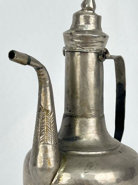 Antika Bakır İbrik Ölçü Çap 13 Cm H 29 Cm