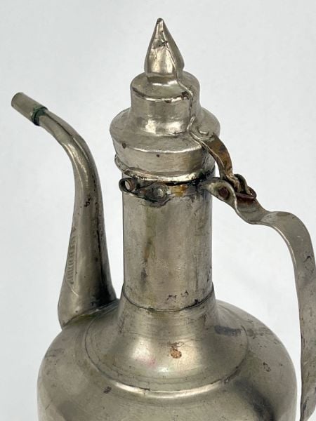 Antika Bakır İbrik Ölçü Çap 13 Cm H 29 Cm