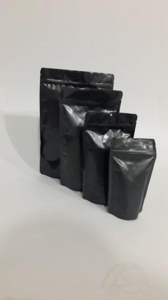 16X27 Cm Mat Siyah 1 Koli 1000 Adet Kilitli Doypack Torba 500 Gr /68/