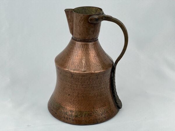 Antika Bakır Güğüm Ölçü Çap 19 Cm H 27 Cm