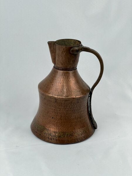 Antika Bakır Güğüm Ölçü Çap 19 Cm H 27 Cm