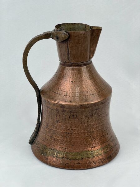 Antika Bakır Güğüm Ölçü Çap 19 Cm H 27 Cm