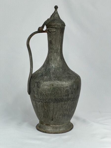 Antika Bakır Güğüm Ölçü Çap 21 Cm H 53 Cm