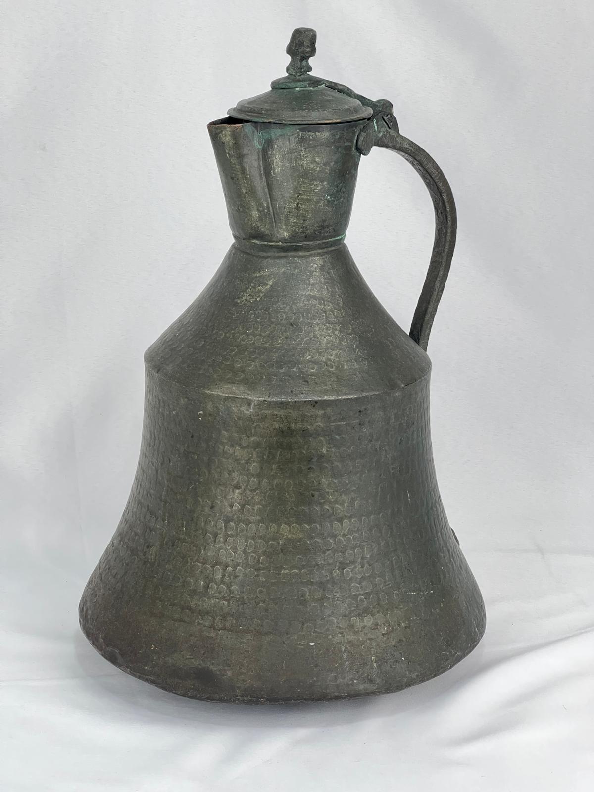 Antika Bakır Güğüm Ölçü Çap 30 Cm H 40 Cm