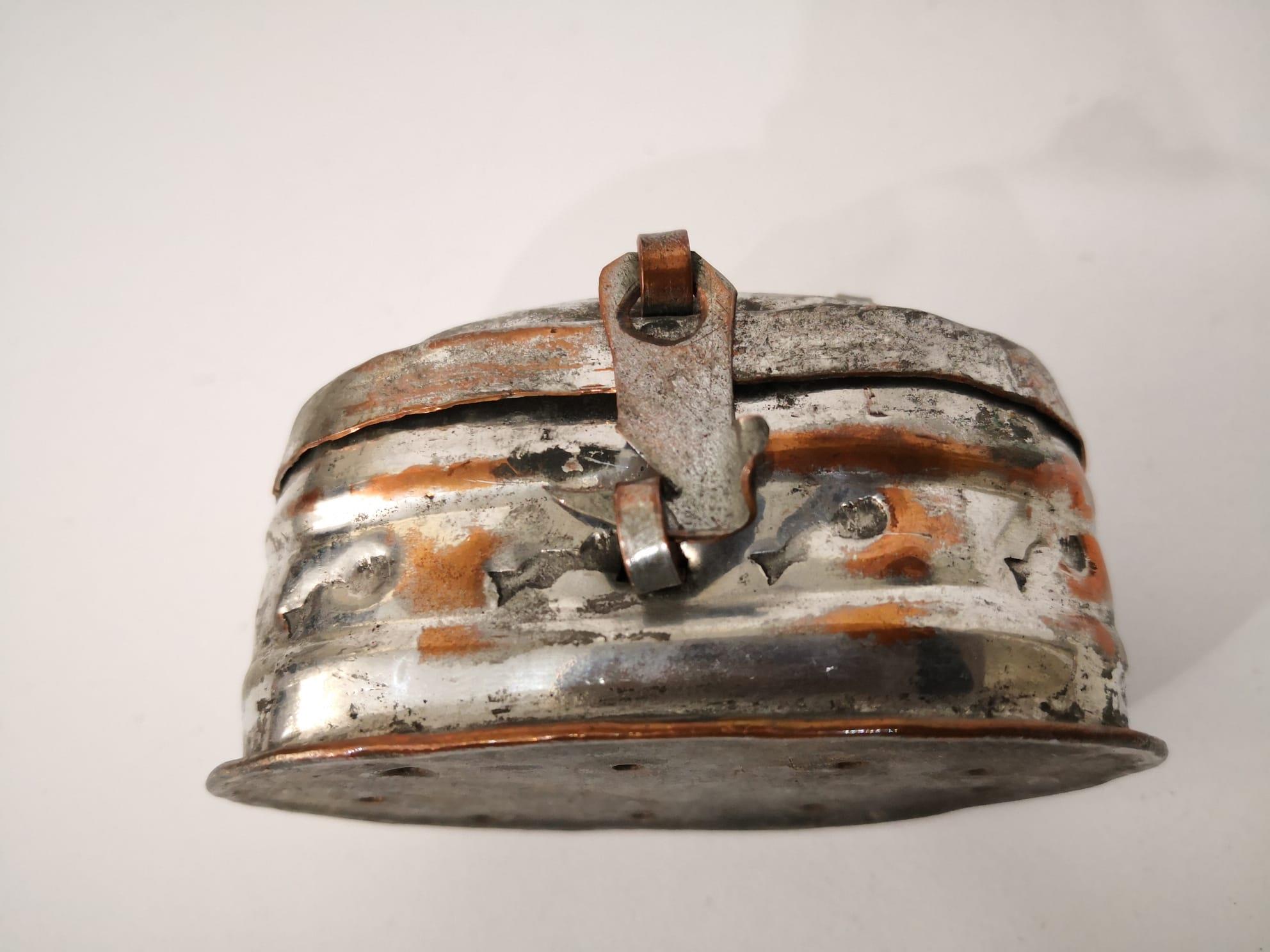 Antika Bakır Kildan Aoa Ölçü 9X5Cm 6Cm Yüksekliği