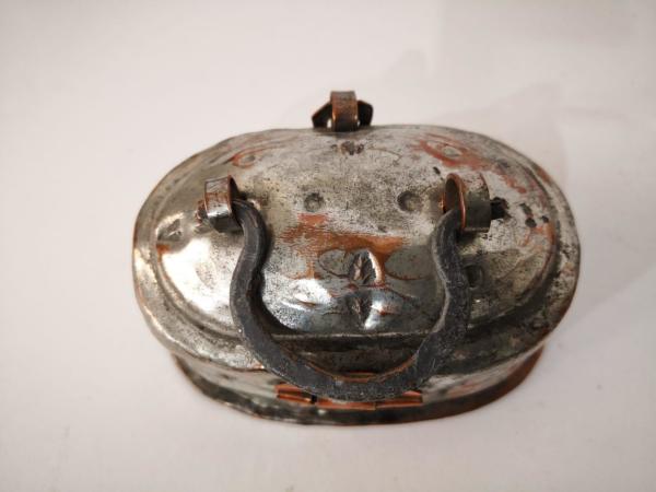 Antika Bakır Kildan Aoa Ölçü 9X5Cm 6Cm Yüksekliği