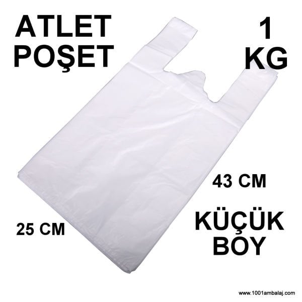 Ara hışır Poşet Küçük Boy Beyaz Renk 1 Kg Paket
