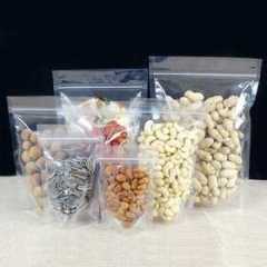 20X30 Cm Şeffaf 100 Adet Kilitli Doypack Torba 1000 Gr /75/