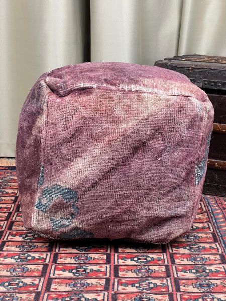 Nostaljik Kilim Puf Ölçü Çap 45 Cm Yükseklik 42 Cm
