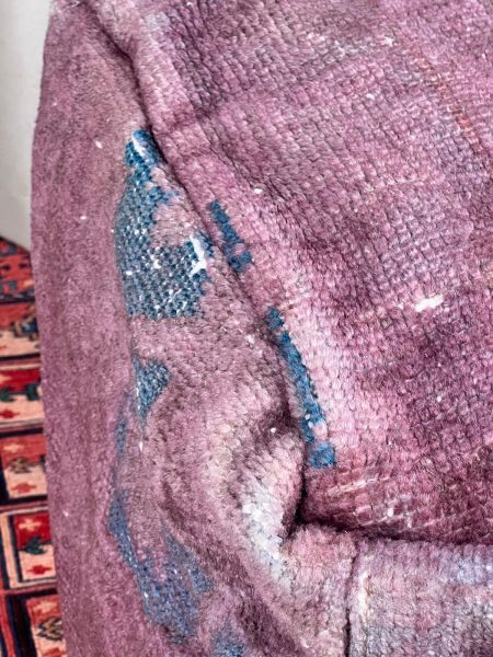 Nostaljik Kilim Puf Ölçü Çap 45 Cm Yükseklik 42 Cm