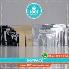 20X30 Cm Beyaz Pencereli 100 Adet Kilitli Doypack Torba 1000 Gr /13/
