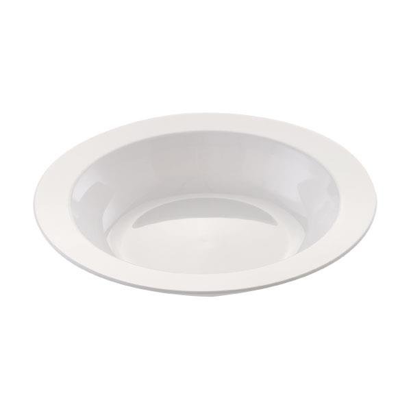 Plastik Çukur Tabak 19 Cm Beyaz Rubikap Pl.P19 10 Adet