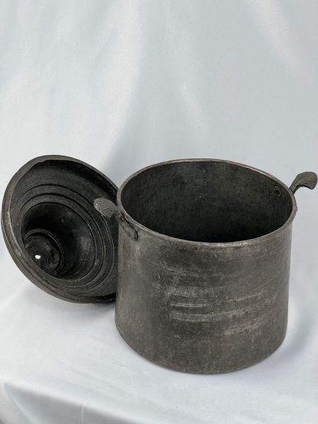 Antika Bakır Bakraç Ölçü Çap 30 Cm H 40 Cm