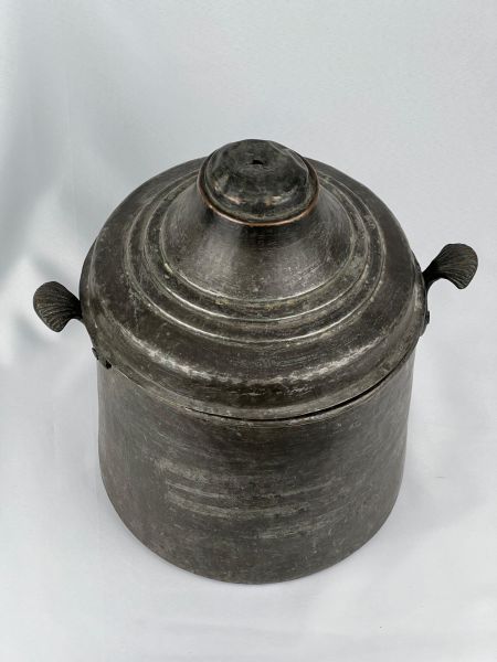 Antika Bakır Bakraç Ölçü Çap 30 Cm H 40 Cm