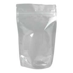 16X27 Cm Şeffaf 100 Adet Kilitli Doypack Torba 500 Gr /73/
