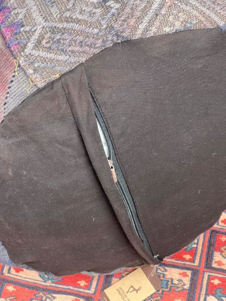 Nostaljik Kilim Puf Ölçü Çap 45 Cm Yükseklik 42 Cm