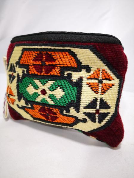 Kilim Desen Cüzdan Boy Çanta Ölçü 17X13Cm