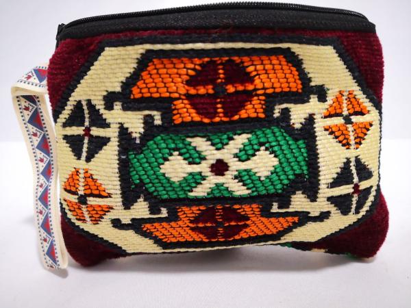 Kilim Desen Cüzdan Boy Çanta Ölçü 17X13Cm