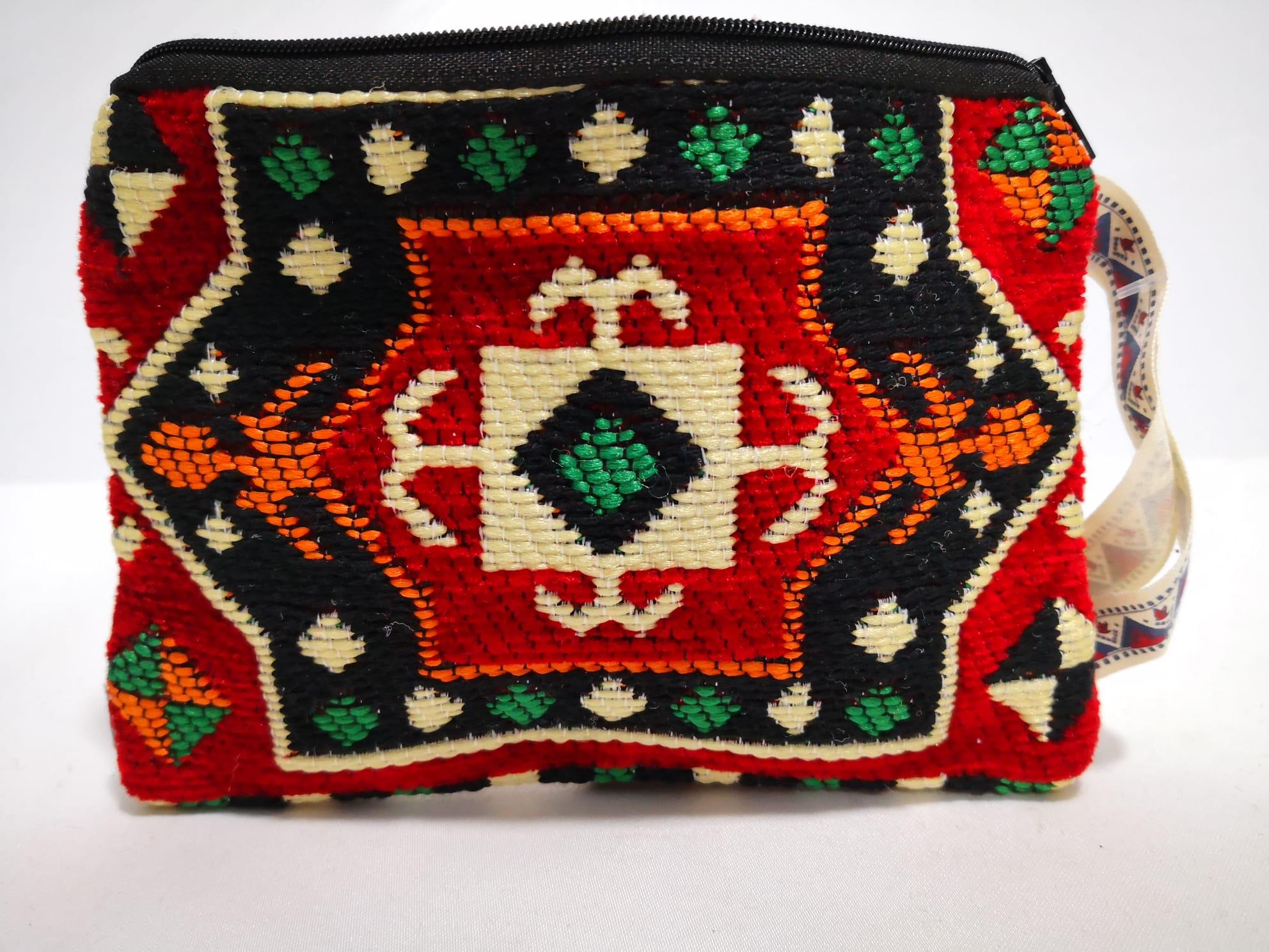 Kilim Desen Cüzdan Boy Çanta Ölçü 17X13Cm