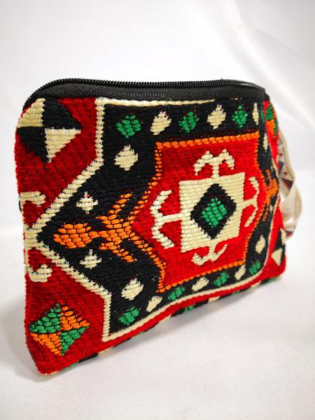 Kilim Desen Cüzdan Boy Çanta Ölçü 17X13Cm