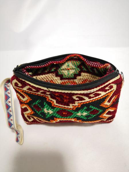Kilim Desen Cüzdan Boy Çanta Ölçü 17X13Cm