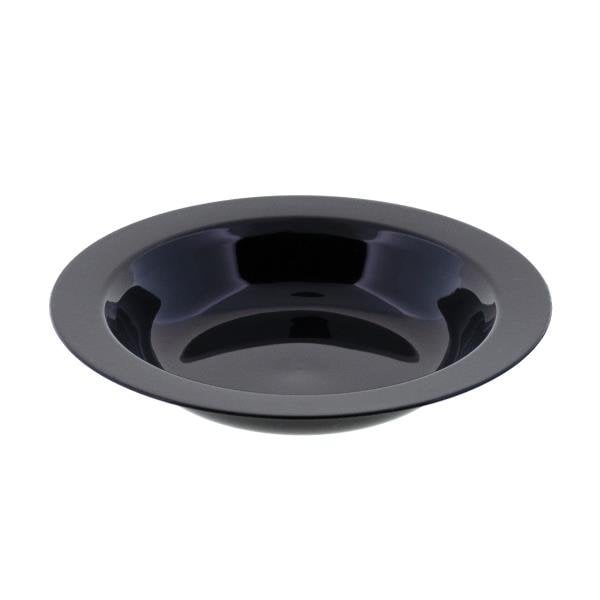 Plastik Çukur Tabak 19 Cm Siyah Rubikap Pl.P19 10 Adet