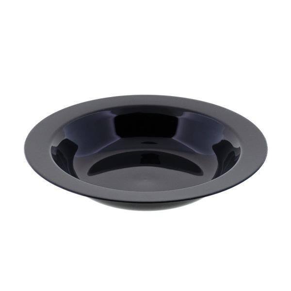 Plastik Çukur Tabak 19 Cm Siyah Rubikap Pl.P19 10 Adet