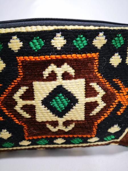 Kilim Desen Cüzdan Boy Çanta Ölçü 17X13Cm