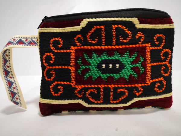 Kilim Desen Cüzdan Boy Çanta Ölçü 17X13Cm