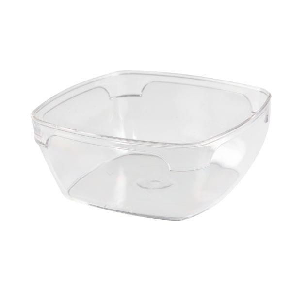Kristal Kare Kase 300 Ml Şeffaf Rubikap Sb.D11 12 Adet