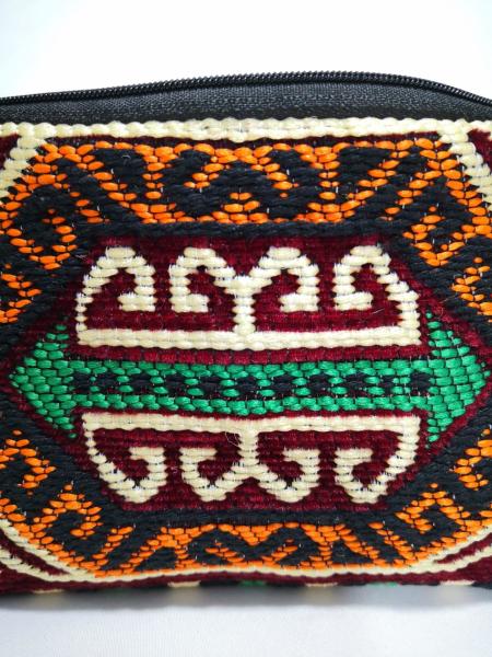 Kilim Desen Cüzdan Boy Çanta Ölçü 17X13Cm
