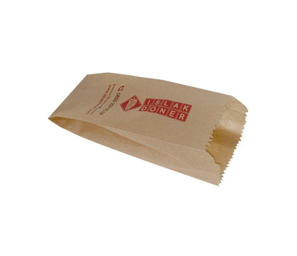 Kese Kağıdı Yağlı Firma Baskılı Dürüm 1 Kilo