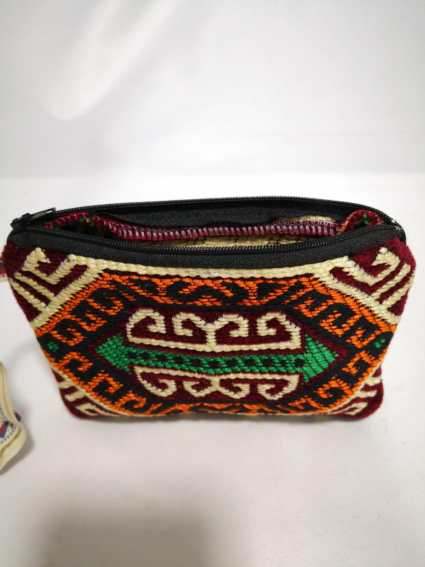 Kilim Desen Cüzdan Boy Çanta Ölçü 17X13Cm