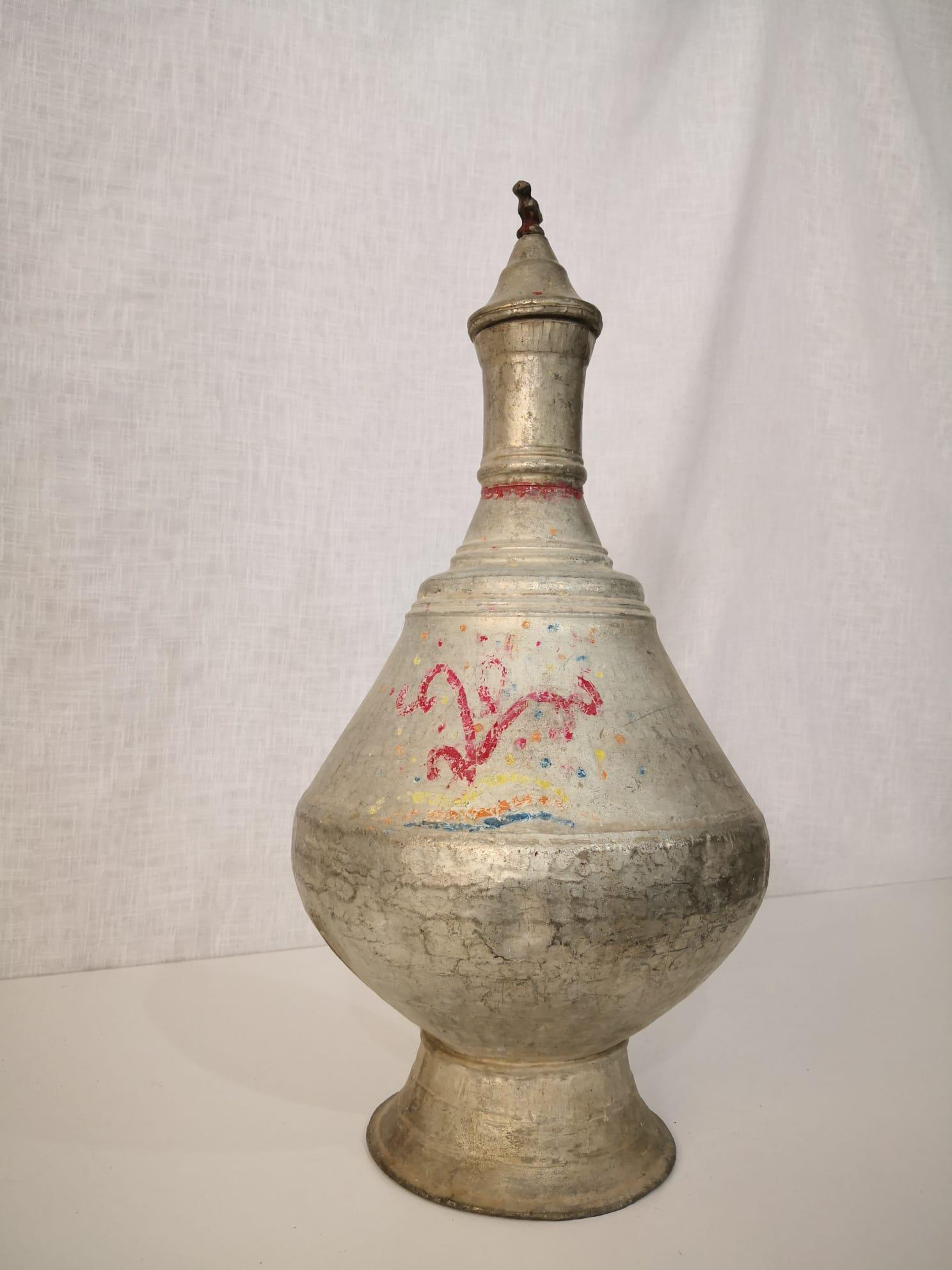 Antika Afyon Güğüm Aoa Ölçü 20Cm Çapi 54Cm Yüksekliği